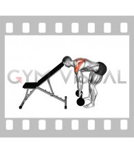 Kettlebell Head Supported Row