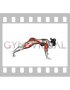 Mountain Climber and Dynamic Plank (female)