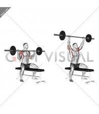 Barbell Seated Overhead Press