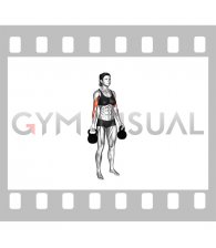 Kettlebell Biceps Curl (female)