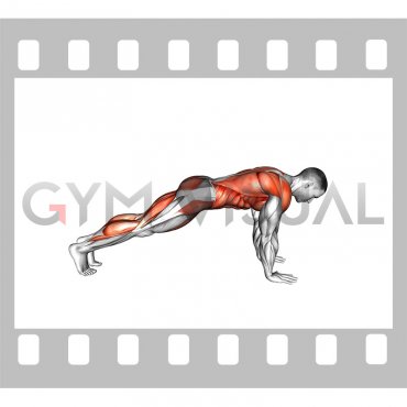 Plank Side Kick Through (male)