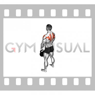 Kettlebell Upright Row (male)