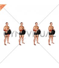 Weighted Plate Standing Hands Torsion (male)