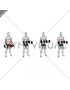 Dumbbell Standing Reverse Curl Rotate (male)