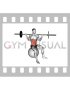 Barbell Seated Twist (on stability ball) (male)