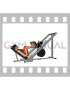 Sled 45 degrees Narrow Stance Leg Press (female)