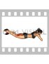 Dumbbell Lying Hamstring Curl (female)