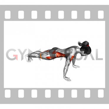 Resistance Band Plank Jack (female)