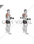 Dumbbell Standing Scapular External Rotation (male)