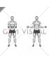 Dumbbell Standing Scapular External Rotation (male)