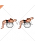 Crunch (on stability ball)