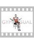 Sitting Jump Rope Knee Tuck on Chair (male)