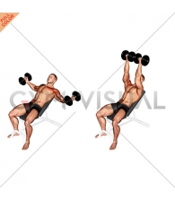 Dumbbell Incline Twisted Flyes