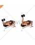 Dumbbell Lying One Arm Press (version 2)