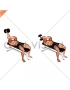 Dumbbell Lying One Arm Supinated Triceps Extension