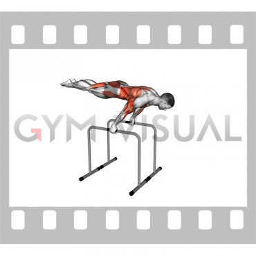 Planche Dip on Parallel Bars (male)