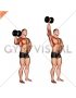 Dumbbell One Arm Shoulder Press (version 2)