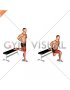 Bodyweight Heel Elevated Bulgarian Split Squat (male)