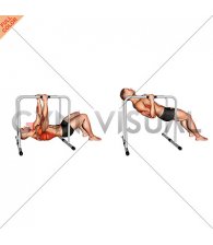 Parallel Bars Bent Knee Inverted Row (male)