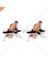 Dumbbell Over Bench One Arm  Neutral Wrist Curl