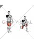 Kettlebell Contralateral Reverse Lunge (male)