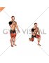 Kettlebell Contralateral Reverse Lunge (male)