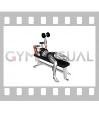 Dumbbell Lying Extension (across face) (female)