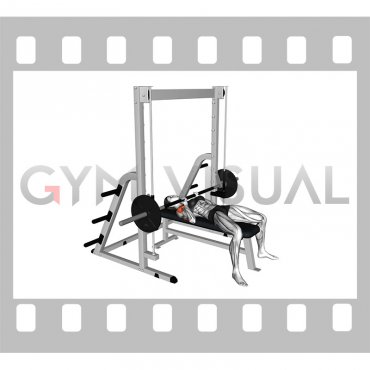 Smith Close Grip Bench Press (female)