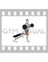 Barbell Zercher Bulgarian Split Squat (male)