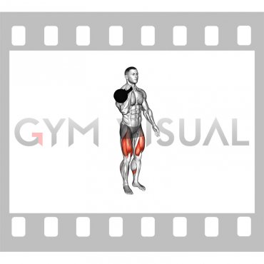 Kettlebell Contralateral Reverse Lunge (male)