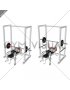 Barbell Pin Bench Press Conventional grip (male)