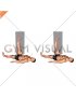 Lying Single Leg Hamstring Stretch against Wall (male)
