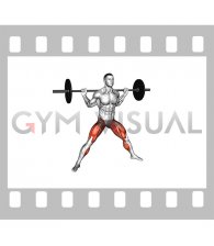 Barbell Cossack Squat (male)