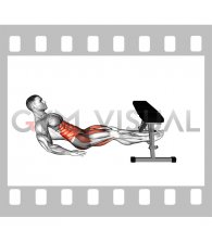 Seated In Out Leg Raise over Bench