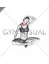 Seated Neck Side Stretch (female)