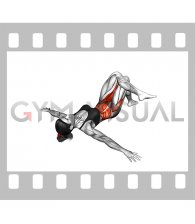 Lying Crossed Legs Pelvic Twist (female)