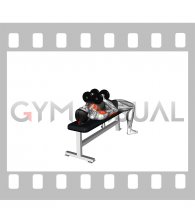 Dumbbell Squeeze Bench Press (female)