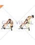 Resistance Band 45 Degree Hip Extension Glute Focused (female)