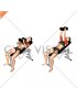 Dumbbell Incline Squeeze Press (female)