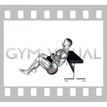 Weighted Kettlebell Glute Single Leg Bridge from Bench (male)