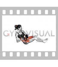 Dumbbell Russian Twist with Legs Floor Off (VERSION 2) (female)