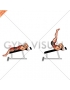 Incline Leg Hip Raise (leg straight)