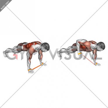 Resistance Band Renegade Row (male)