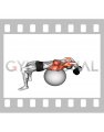 Kettlebell Pullover on Stability Ball (male)