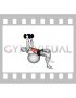 Dumbbell Overhead Crunch (on stability ball)