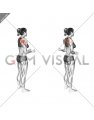 Bodyweight Standing Scapular External Rotation (female)