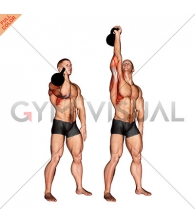 Kettlebell One Arm Military Press To The Side