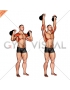 Kettlebell Two Arm Military Press