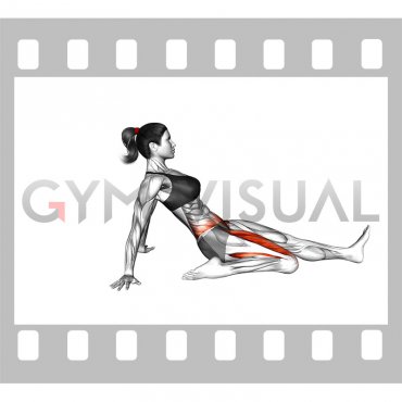Single Lean Back Quadriceps Stretch (female)