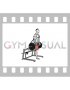 Lever Bulgarian Split Squat (plate loaded) (male)